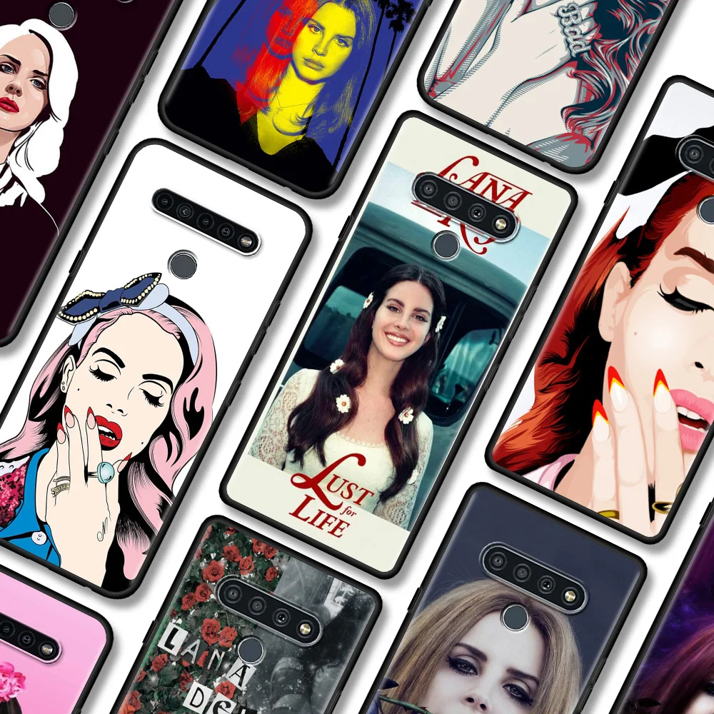 

Black Case For LG K92 K71 K61 K52 K50s K42 K41 K40 s G8 G7 Thinq G6 Soft Silicone Fundas Smartphone Coque Lana Del Rey