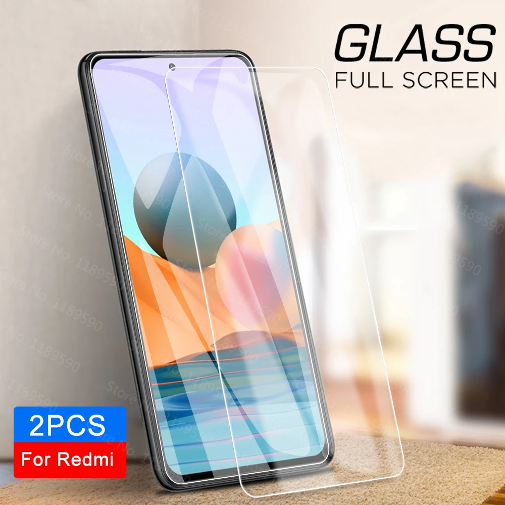 Защитное стекло для Xiaomi Redmi Note 10 Pro Max 10S 9 8 7 9S 8T 3 шт. | Мобильные телефоны и