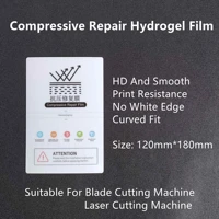 50pcs compressive repair hydrogel film for all mobile phone lcd screen protector universal film for blade cutting machine tpu