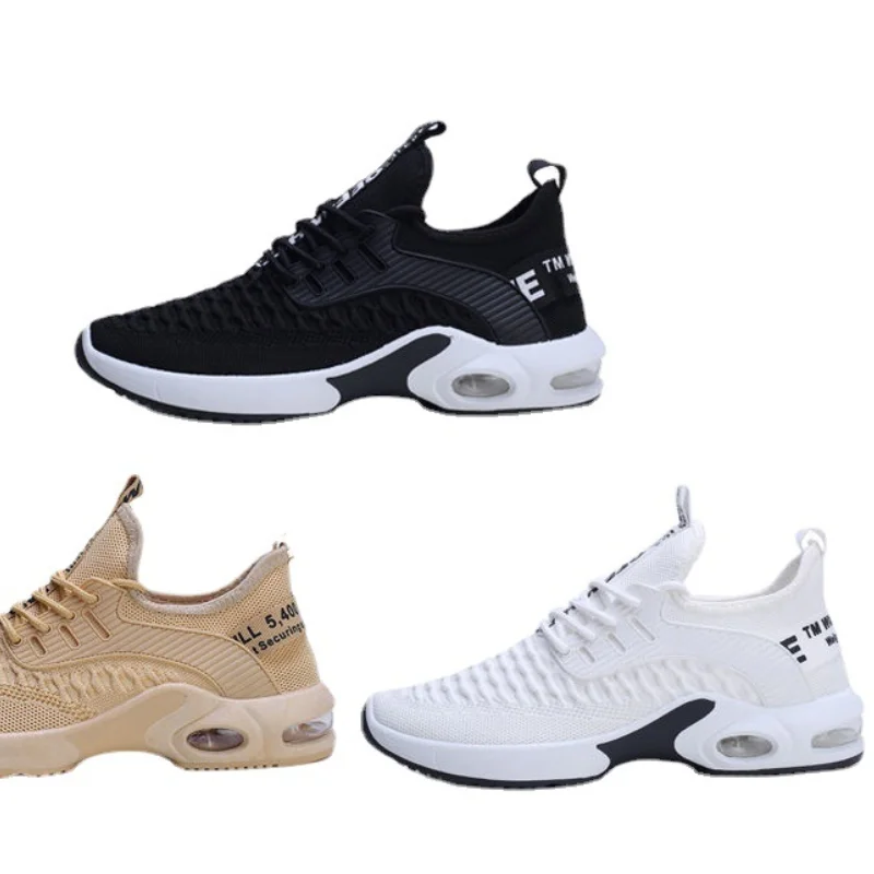 

Men's Shoes 2021 Summer New Casual Sports Shoes Air Cushion Shoes Breathable Sports Shoes Full Color Shoes Men's Sports Shoes