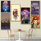 Горячие странные вещи настенные плакаты и принты холст живопись для детской комнаты спальня настенные картины Домашний декор