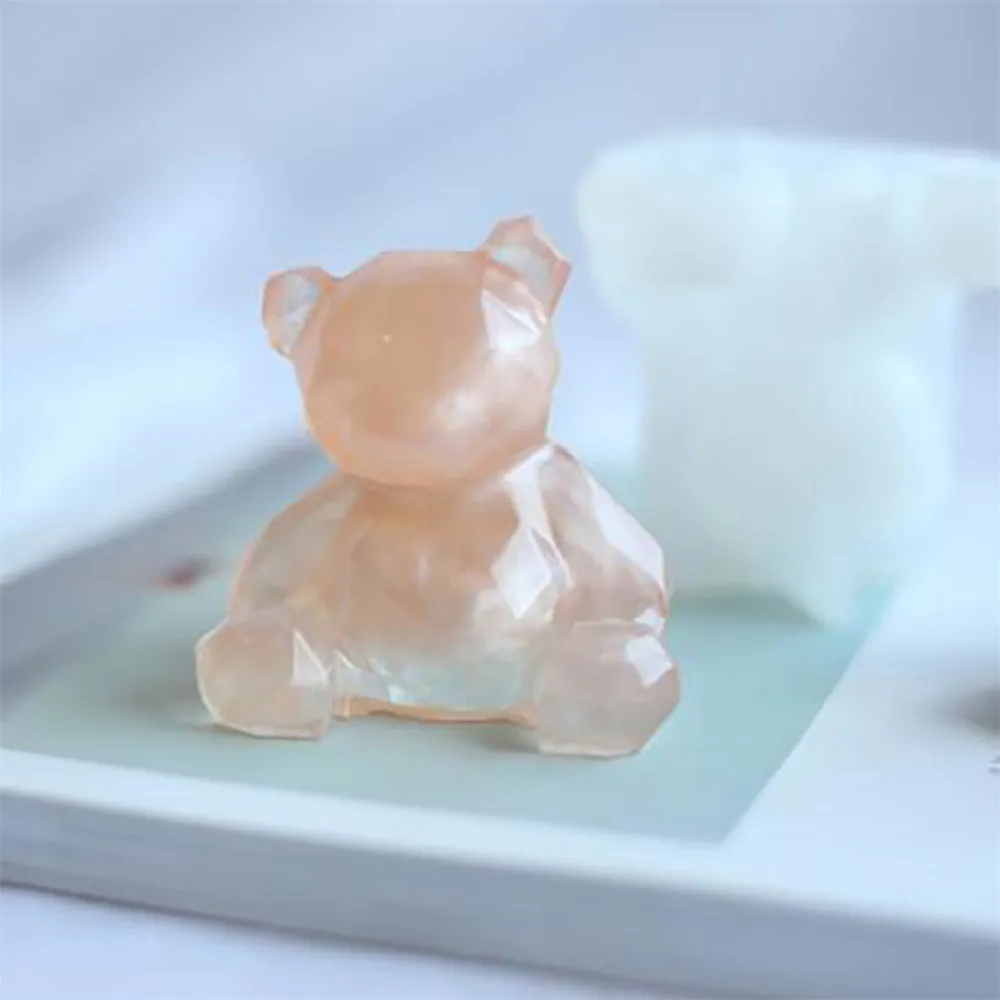 Ellenmar Геометрическая силиконовая форма Медведь милый медведь DIY помадка ремесло