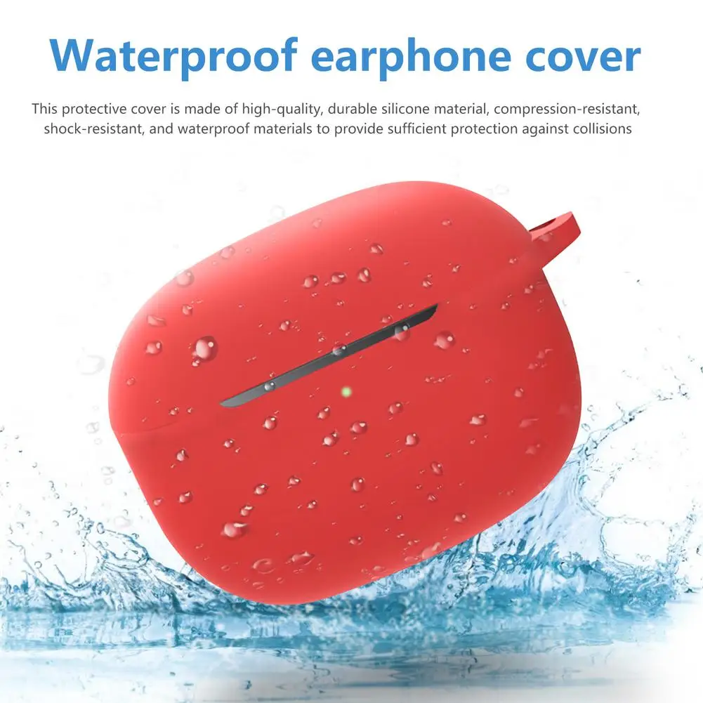 

Silicone Earphone Case For Xiaomi MI FlipBuds Pro Case Shell Accessories Anti-drop Shockproof Soft Protector Cases Cover