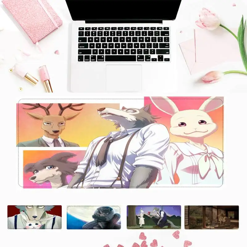 

Big Promotions Beastars Gaming Mouse Pad Laptop PC Computer Mause Pad Desk Mat For Big Gaming Mouse Mat For Overwatch/CS GO