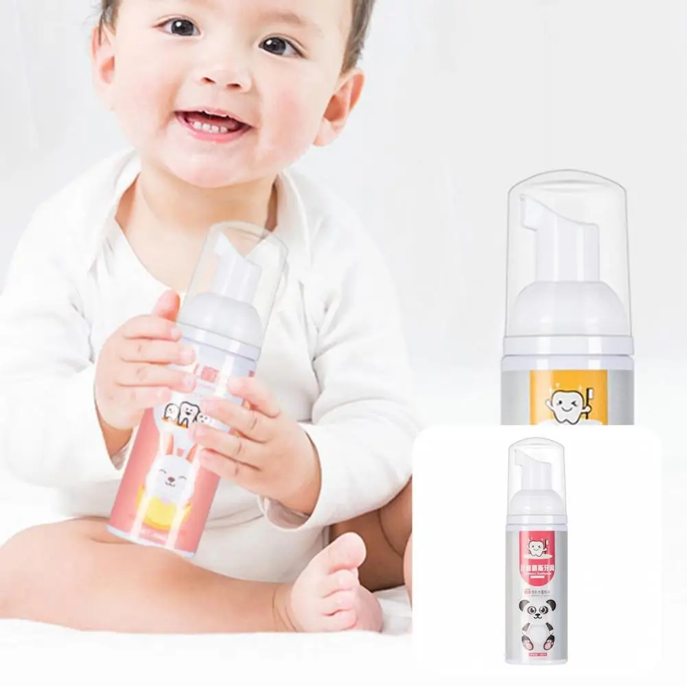 

60ml Baby Toothpaste Great Practical Food Grade for Bathroom Kids Toothpaste Foam Toothpaste