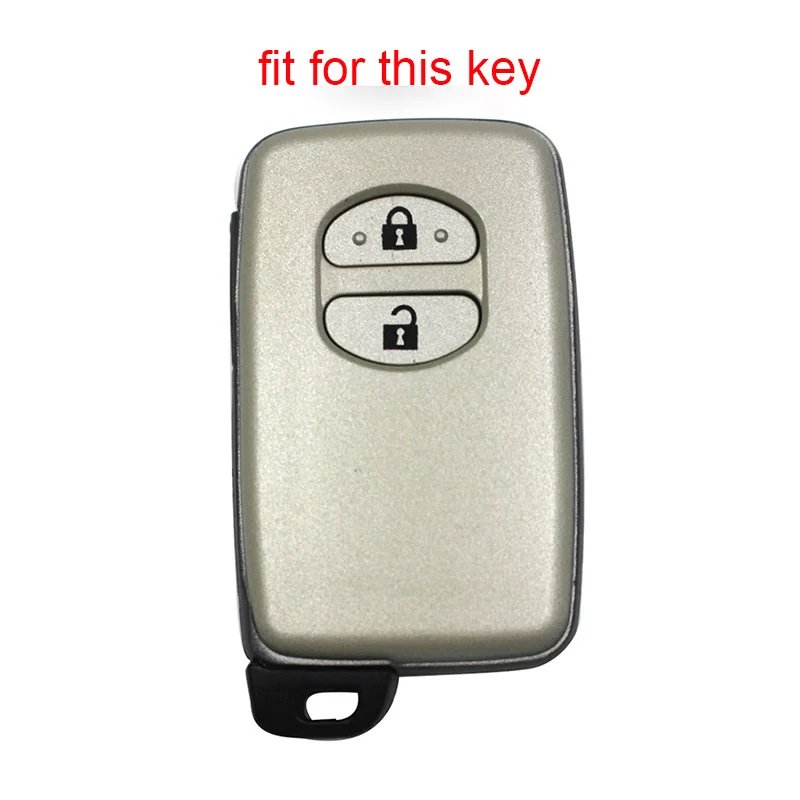 Чехол-держатель для ключей Fob Силиконовый чехол Highlander Prius Toyota PRIUS 2012 Rav4 2 кнопки Romote