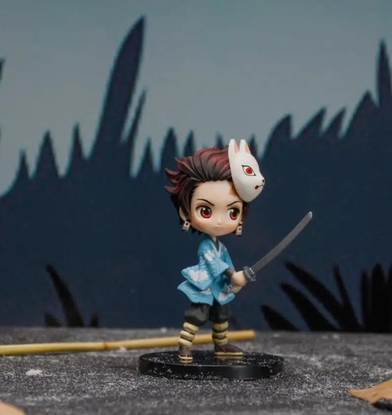 Карманные аниме фигурки Q рассекающие демонов киметасу куклы no Yaiba Kamado Tanjirou Nezuko