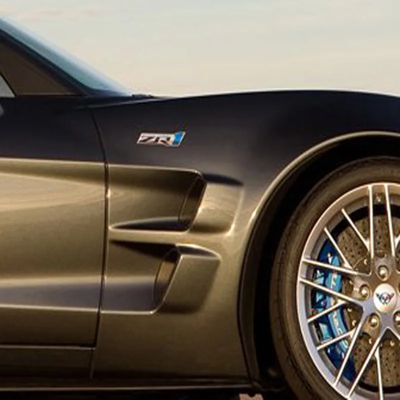 3D металлический ZR1 ZL1 логотип Стикеры эмблема значок Передняя наклейки для гриля
