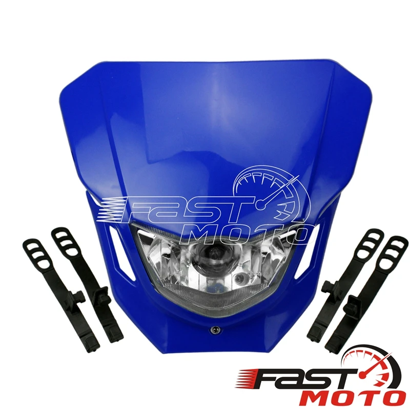 Универсальный Передний фонарь для мотоцикла внедорожного велосипеда обтекатель