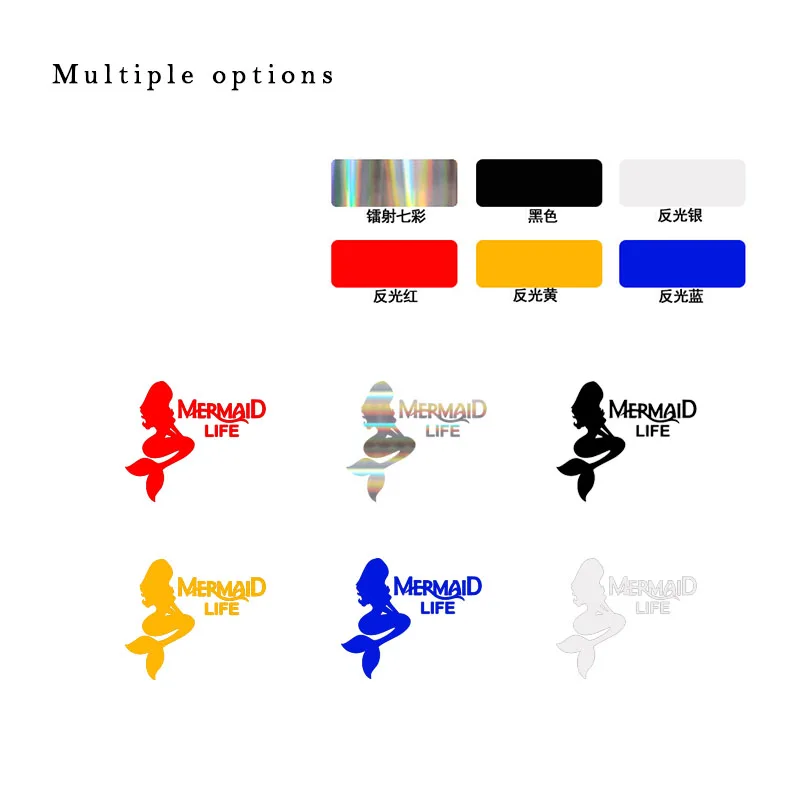 Автомобильные наклейки NOANS русалка на окна и двери для Volkswagen VW Polo Golf 4 5 7 6 Opel Astra h g j