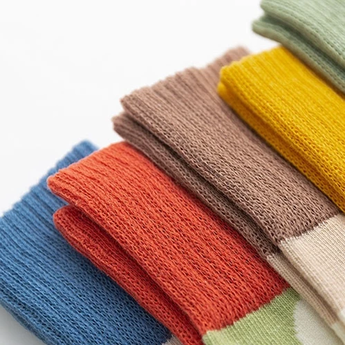 5 пар Детские хлопковые носки в горошек Осень зима|Носки| |