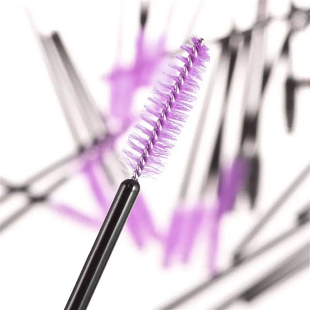 

100pcs/lot Disposable Eyelash Extension Brushes Individual Applicators Mascara Brush Makeup Tool Kit Cosmetic Accessories