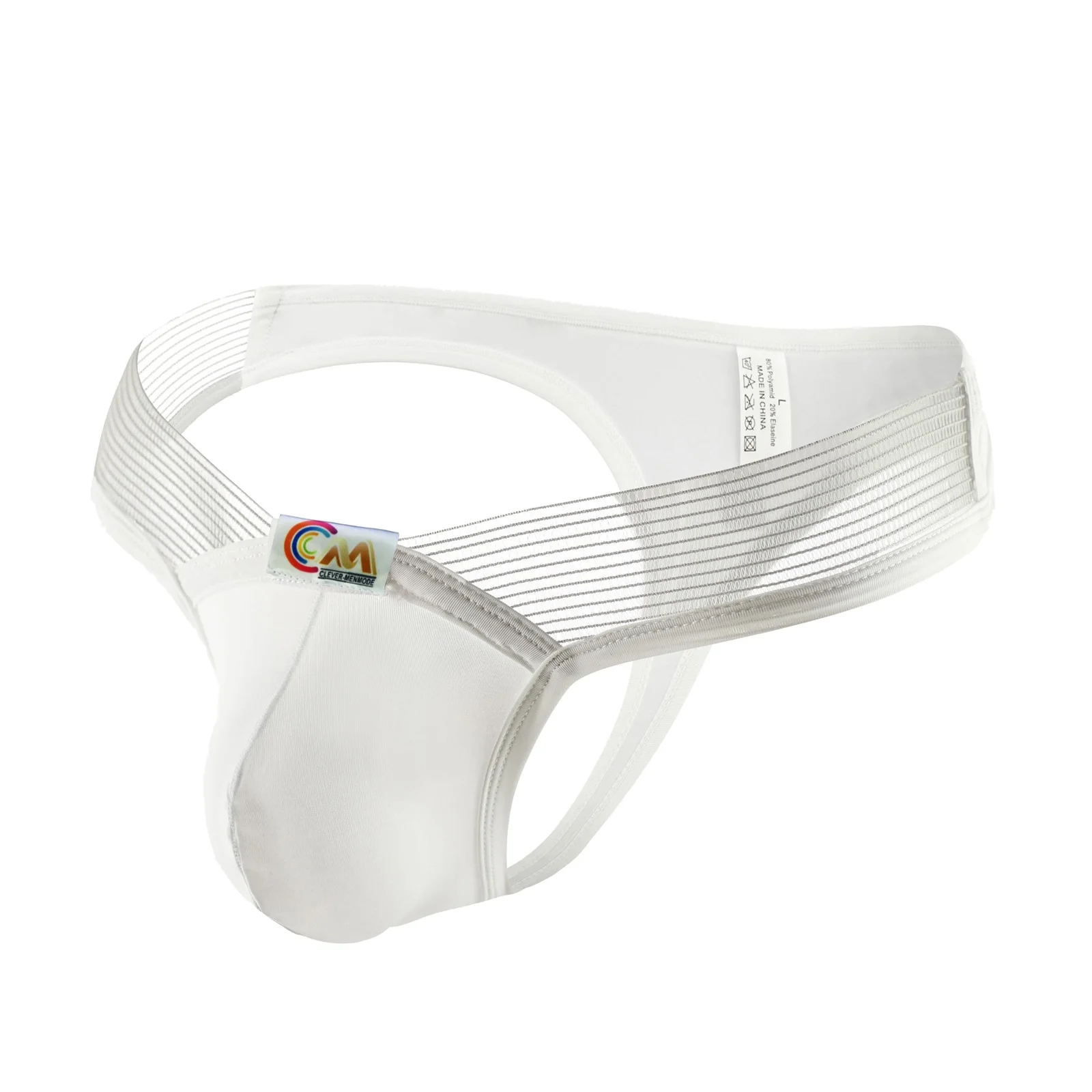 Мужские модные брифы CLEVER T-back мужские трусы-Тонги из ледяного шелка трусы