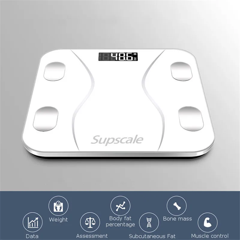 Напольные весы интеллектуальные напольные Bluetooth-весы бытовые BMI весы жира для взрослых человеческого тела весы электронные весы