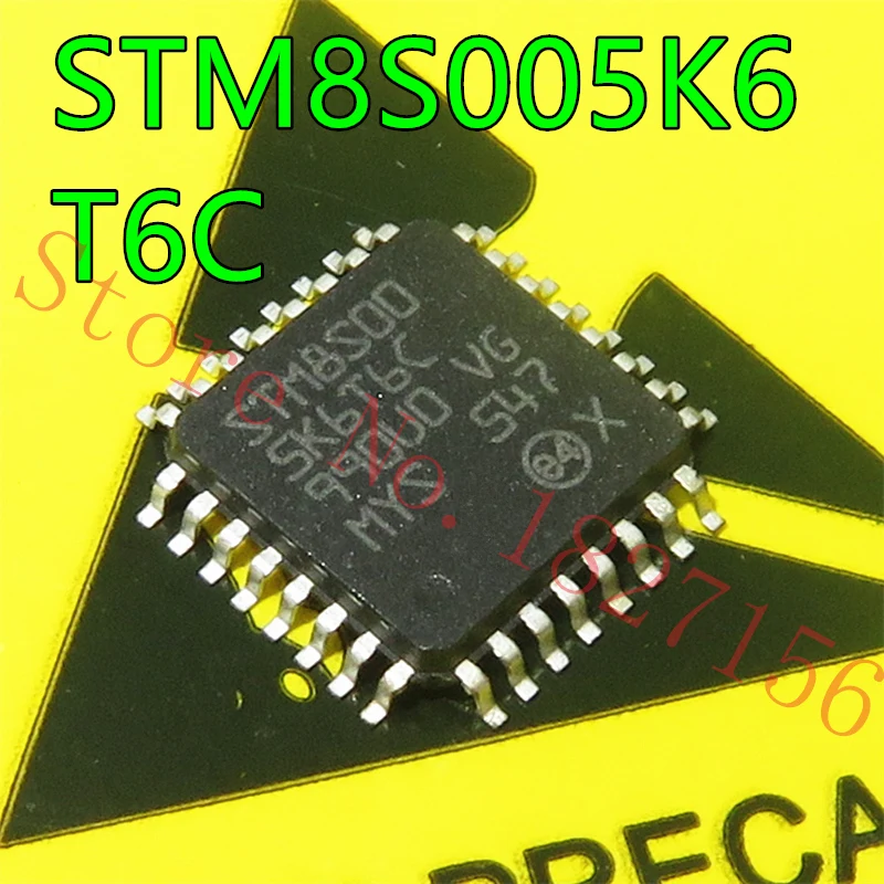 Новый и оригинальный STM8S005K6T6C LQFP32 MCU|Интегральные схемы| |