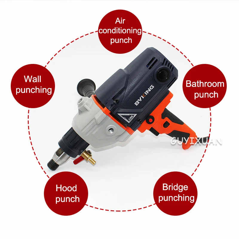 Пористый сверлильный станок для бетона BW8120 Ручной вертикальный система
