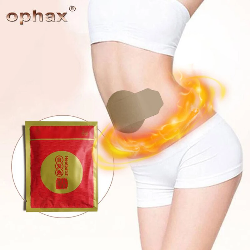 OPHAX 2 шт. самонагревающийся пластырь для похудения Китайский травяной пластырь для потери веса в пупок сжигание жира женская Брюшная область живот продукты для похудения