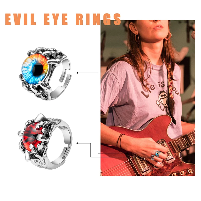 16 шт. винтажные кольца в стиле панк комплект Нержавеющая сталь готика сплав