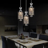 modern luxury crystal led pendant light living room dining room kitchen glass design hanging lamp decor home lighting fixture