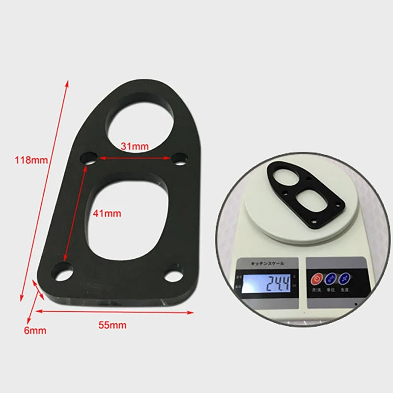 

10Pcs Skateboard Riser Pads mm 6mm (1/4 inch) Riser Pads U-Shape Skateboard Shock Pads Soft Longboard Shockpads