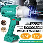 Ударный гайковерт BLMIATKO, бесщеточный Электрический ударный гайковерт для автомобильных шин 12 нм, 34 дюйма, регулируемая скорость, электроинструмент для аккумулятора Makita