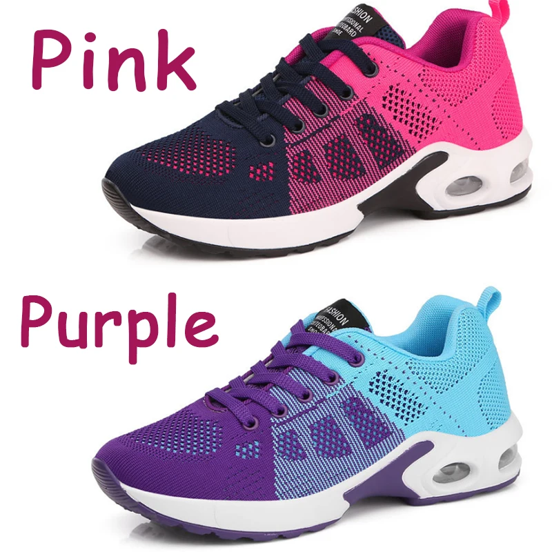 New Platform Sneakers Shoes Breathable Casual Shoes Woman Fashion Height Increasing Ladies Shoes Plus Size 35-42