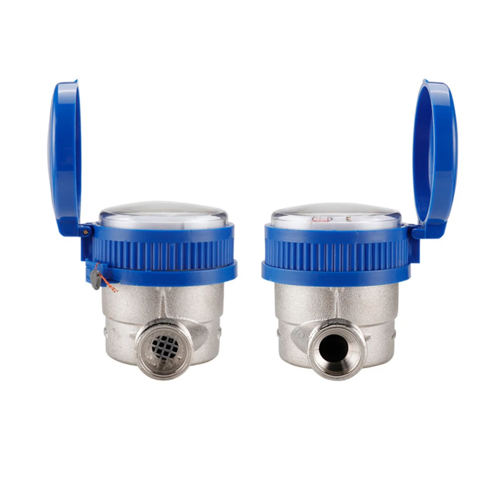 

Cold Water Meter Garden Home Using with Free Fittings 360 Adjustable Mechanical Rotary Pointer Counter Water Measuring Meter