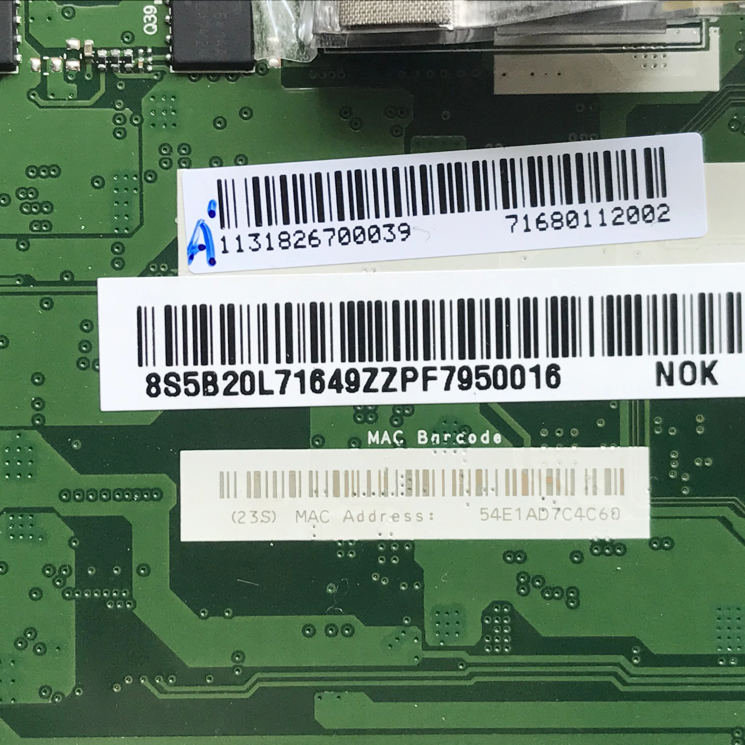 5B20L71649 для Lenovo Ideapad 310 15ABR материнская плата ноутбука CG516 NMA741 стандартная с