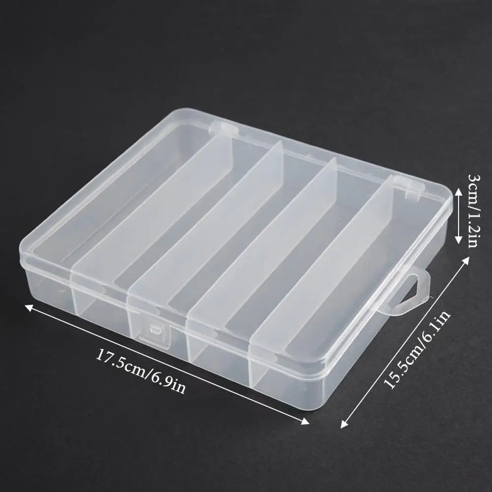 Double-side Fishing Tackle Box Wood Shrimp Tools Case Fishing Bait Lure Storage Case Multiple Compartment Large Fishing Tool box - Цвет: 17.5x19.5x3cm