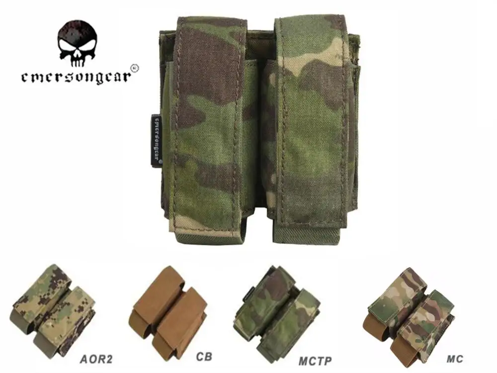 Emersongear LBT Стиль 40 мм двойной мешок боевой Molle подсумок AOR2 EM6366|double pouch|gear pouchaor2 pouch |