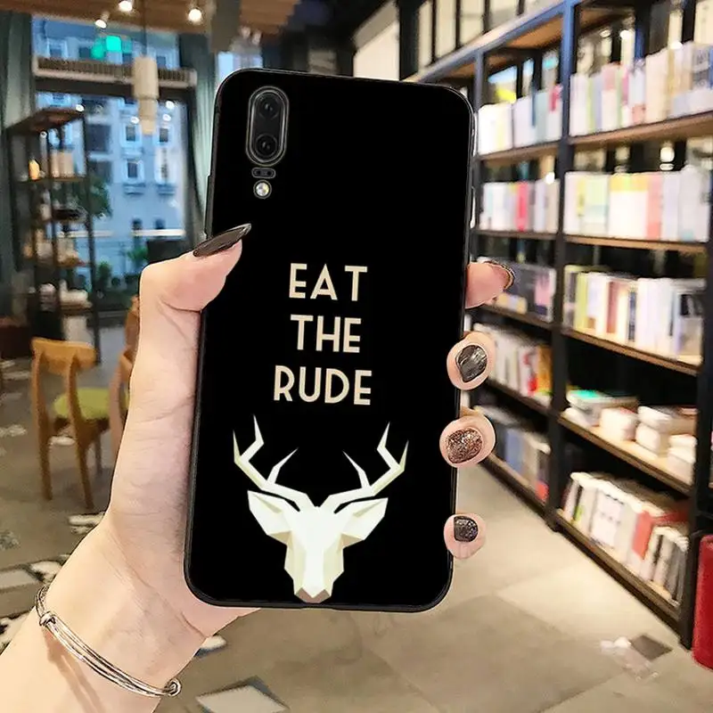 

Hannibal eat the rude TV series Phone Case For Huawei honor Mate P 10 20 30 40 Pro 10i 9 10 20 8 x Lite