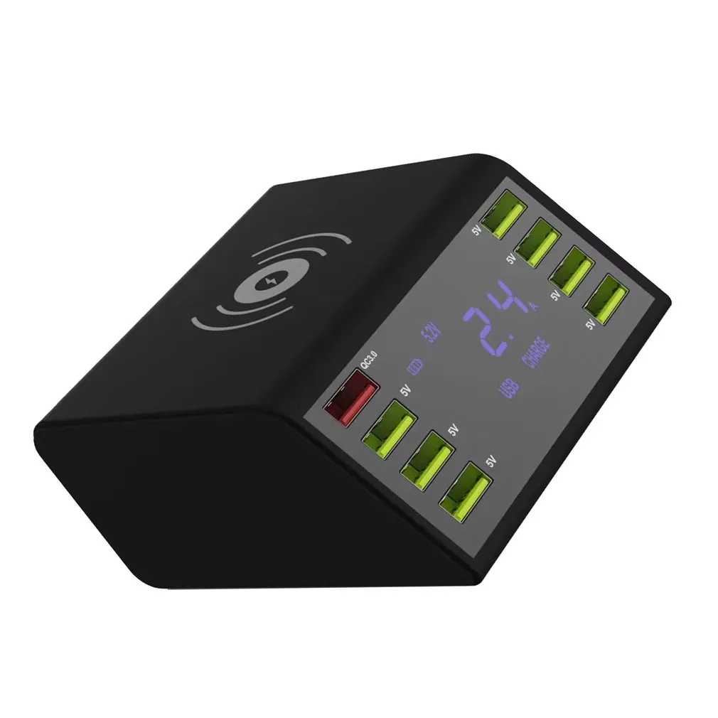 Новый мульти-Порты и разъёмы Usb Зарядное устройство пластиковый мобильный