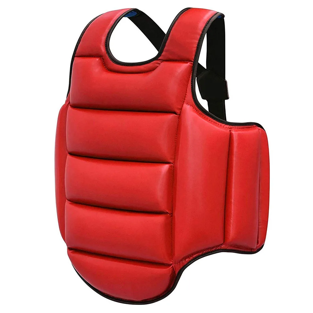 

Karate Chest Guard Vest MMA Kick Boxing Body Protector Martial Arts WTF Equipment Armour Taekwondo Target Training Uniform