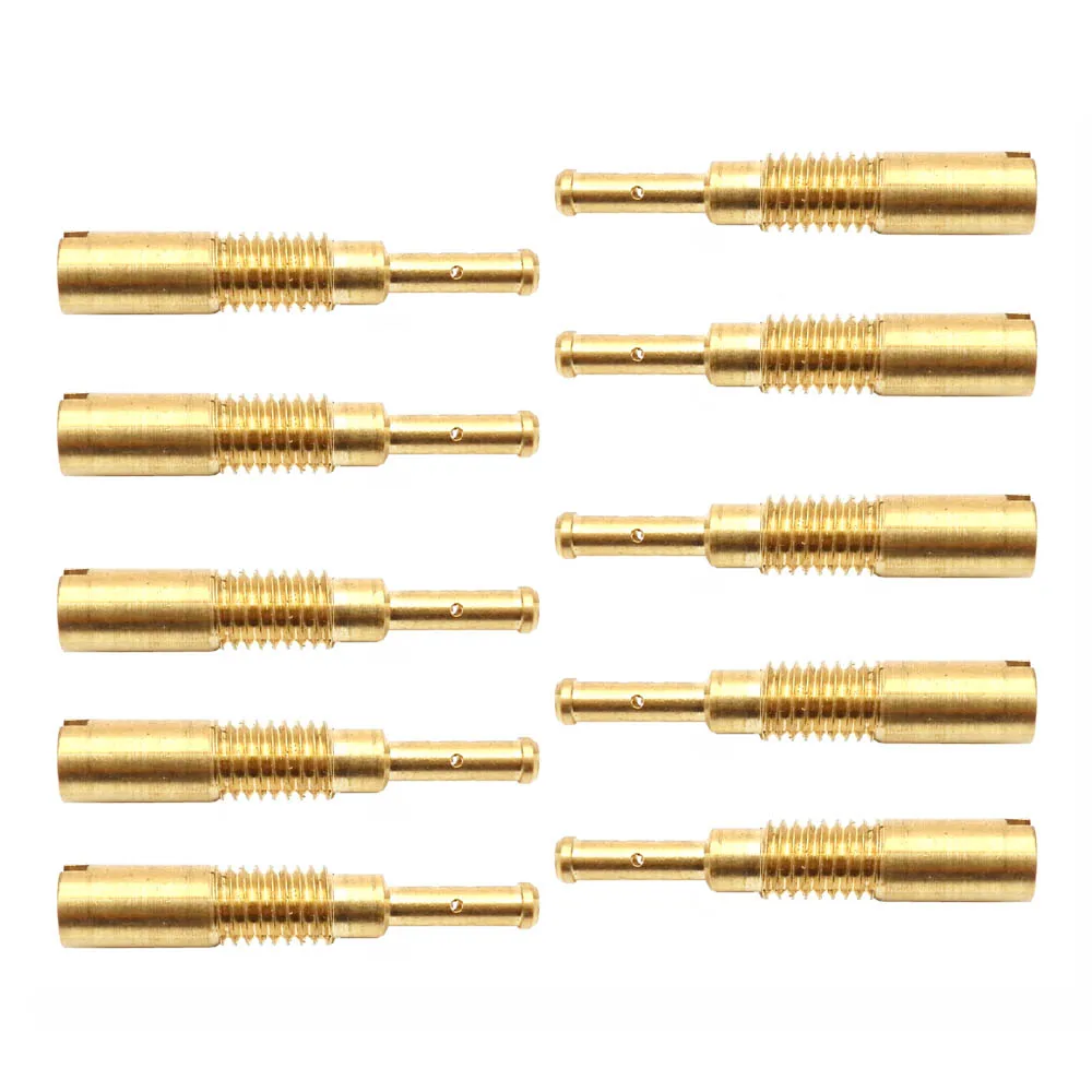 

Pack of 10pcs Pilot Jet M5 5mm Slow Idle Jet M5x0.8mm Thread for KEIHIN PZ19 Carburetor Injector Nozzle