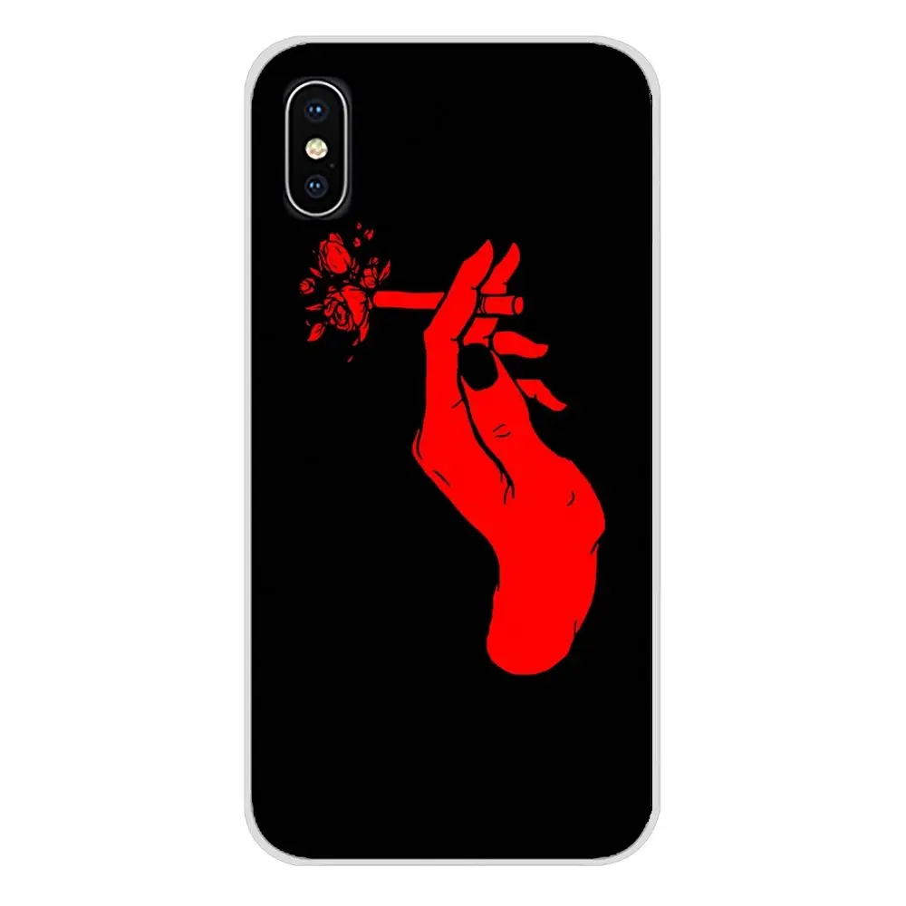 Чехлы для телефона с эстетикой рисунков Red doodles для Xiaomi Mi4 Mi5 Mi5S Mi6 Mi A1 A2 A3 5X 6X 8 CC 9 T Lite SE Pro.