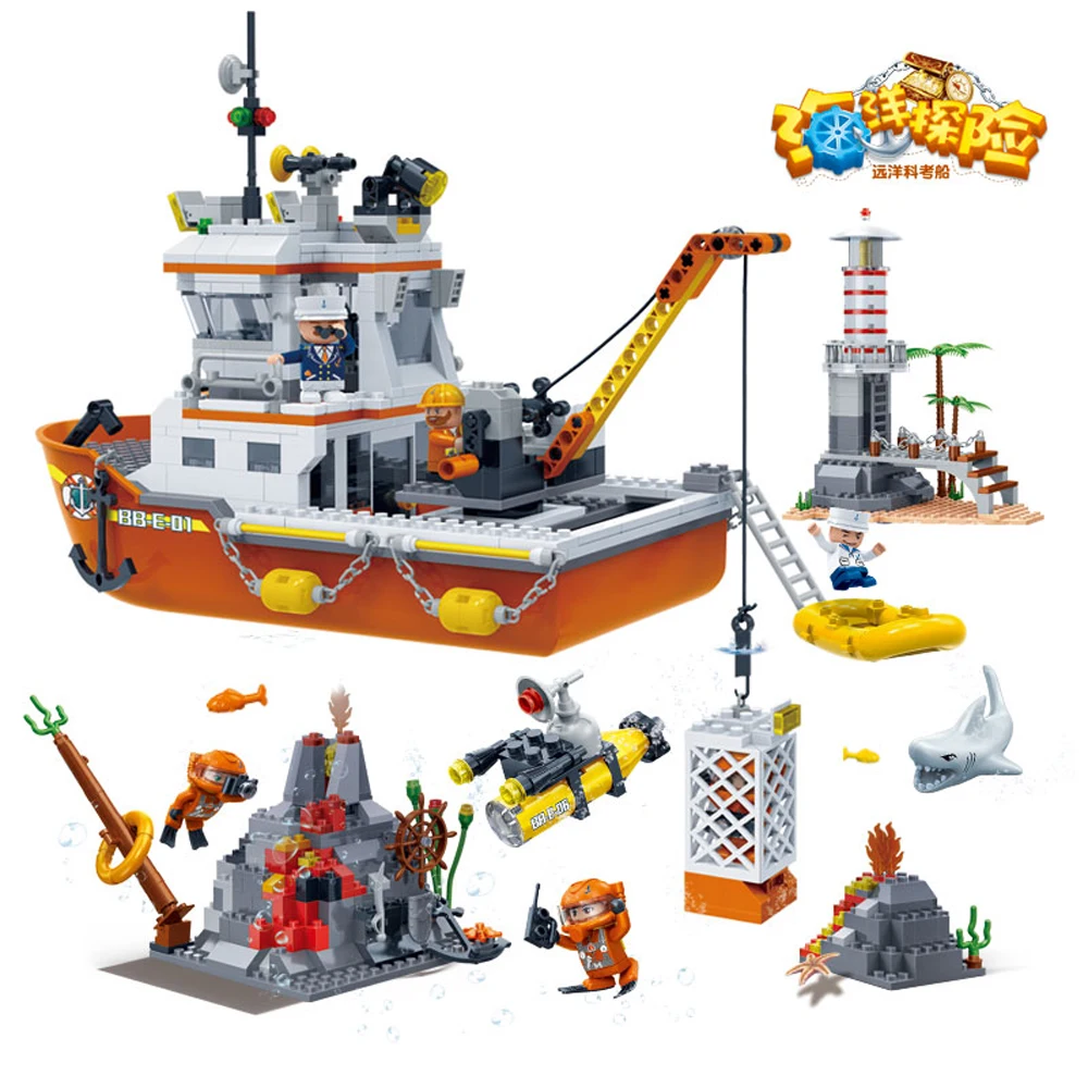 BanBao корабль для изучения океана спасательная научная экспедиция кирпичи