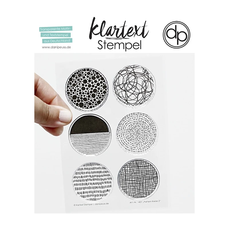 

JC Texture Circle Background Clear Rubber Stamps for Scrapbooking Sheet Silicone Seals Craft Stencil Album Card Make Template