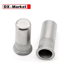 Гайки m4 m5 m6 m8 m10 m12 с большой головкой, закрытые гайки из нержавеющей стали 304 с резьбой, круглые гайки для Глухих Заклепок, K013