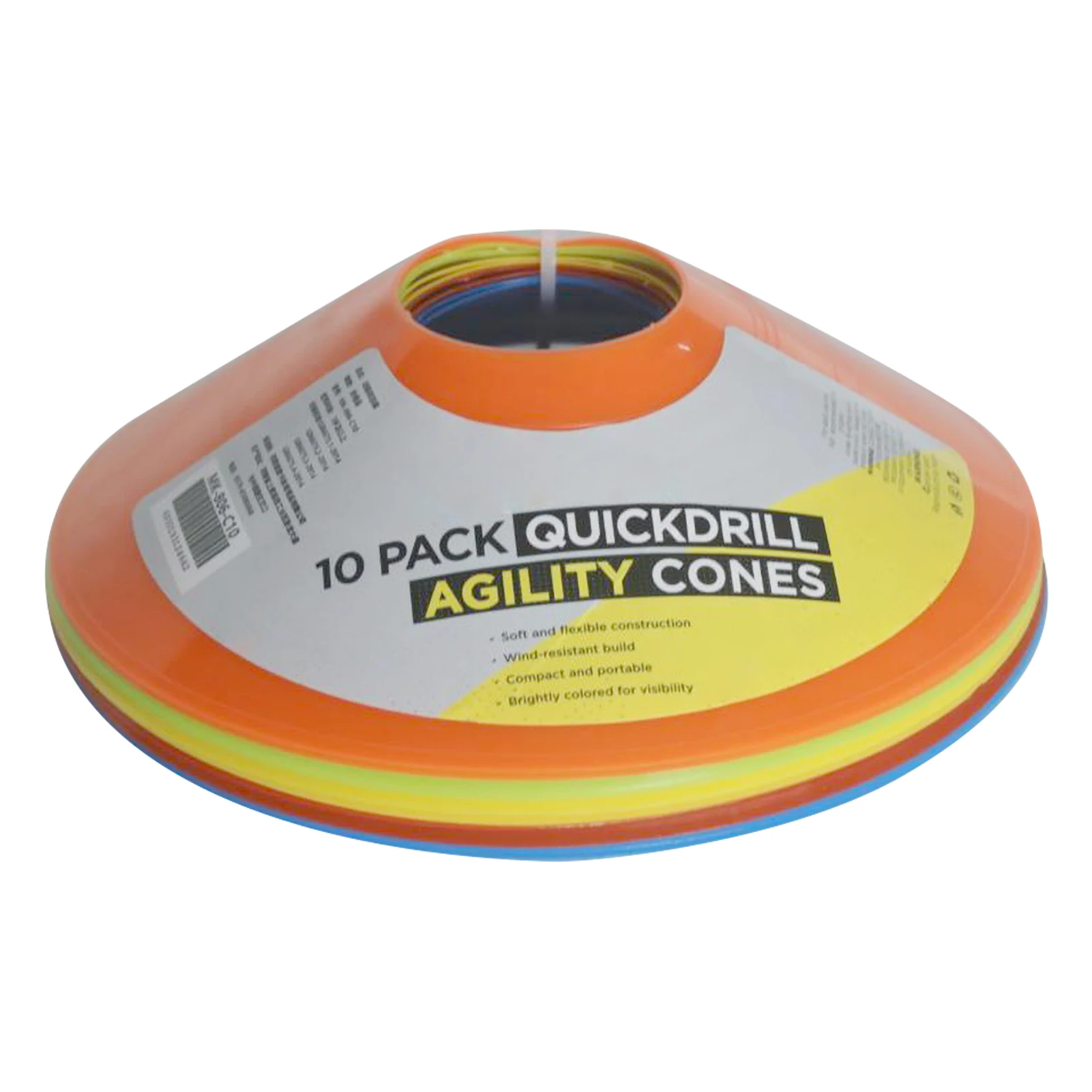 

10PCS Football Training Logo Disc Sign Cone Obstacle Dish Cone Cross Track Space Mark Obstacle Football Training Justifiable