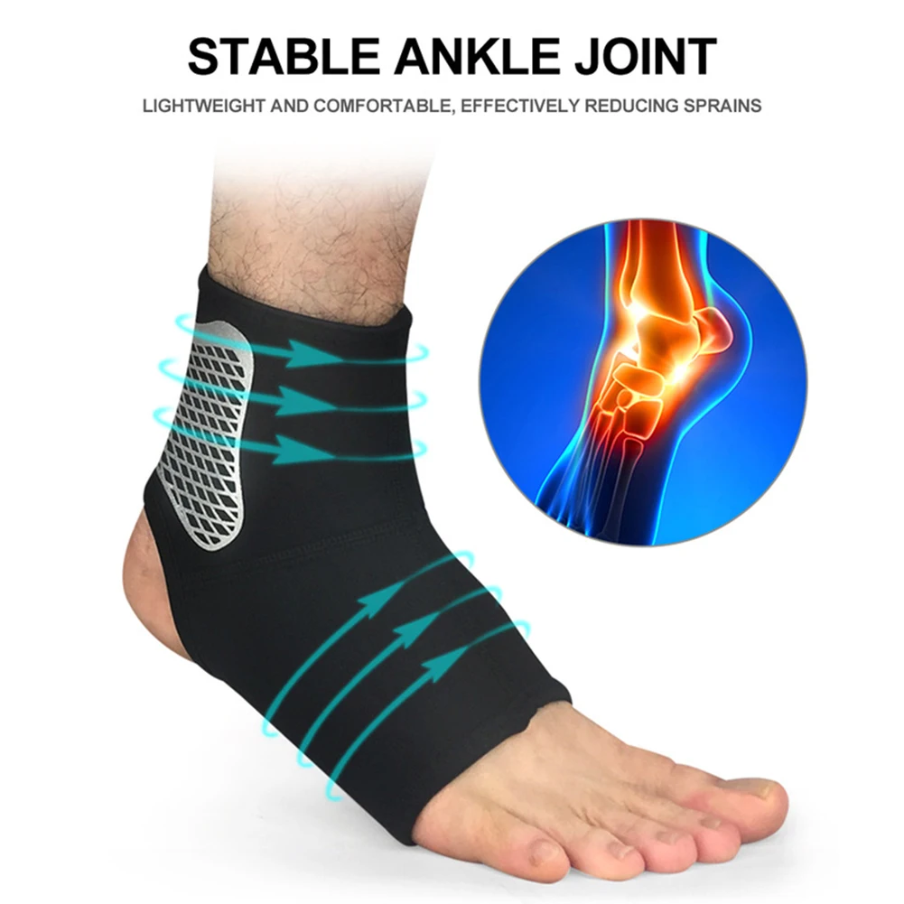 Sports Ankle Support Football Basketball Badminton Sport Protection Bandage Elastic Sprain Brace Guard Protector |