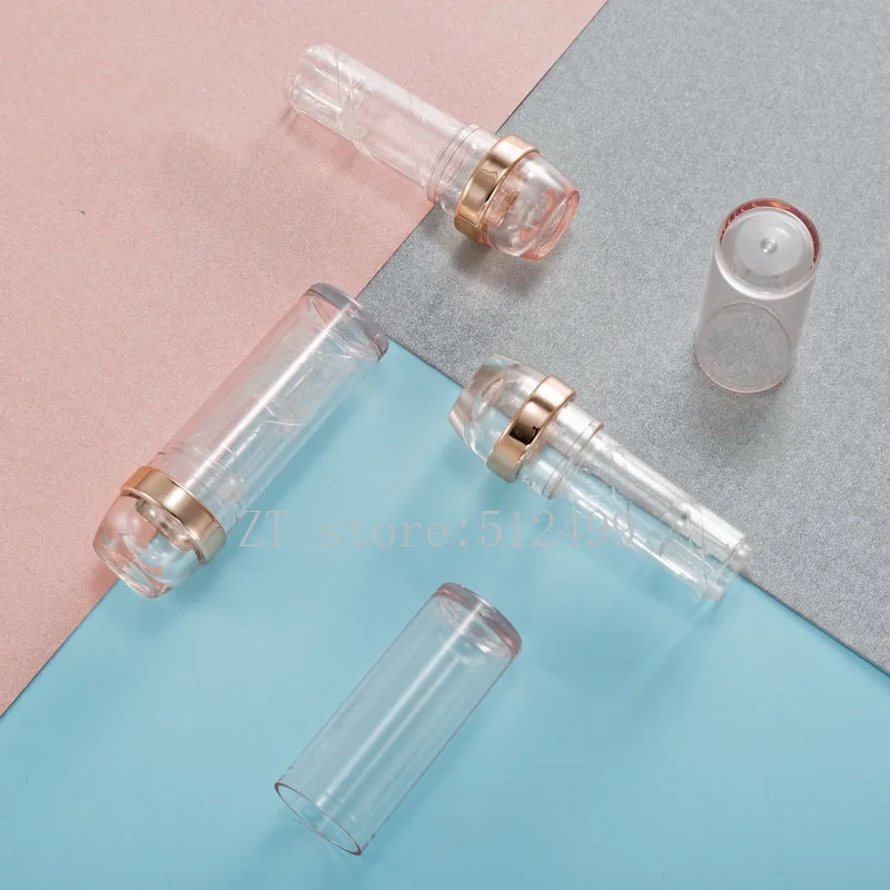 

10/30/50pcs Transparent Round Empty Lipstick Tube Lip Balm Container Refillable Shell Packaging 12.1mm Cosmetics Homemade Diy