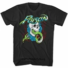 Модная футболка для мужчин официальный яда змеи череп розы Venom металл рок группа для мужчин с принтом короткий рукав Футболка тенденция