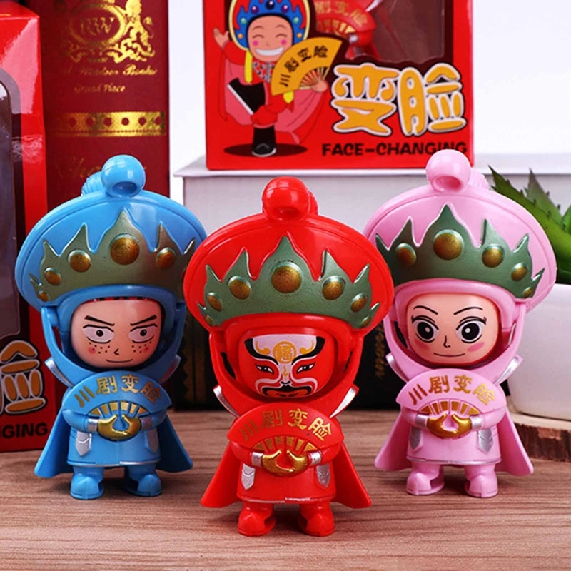 Китайская традиционная культура народное искусство меняющая лицо кукла