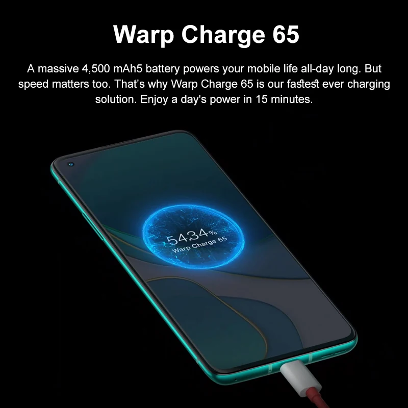 Чехол из ПВХ для OnePlus 8T Смартфон Snapdragon 865 5G 6 55 '飐 Гц жидкости Дисплей 48MP Quad Camera