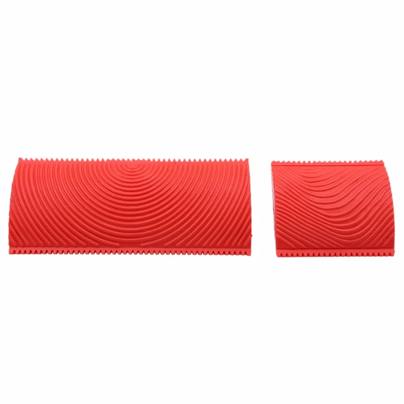

Red Imitation Wood Grain Paint Roller Brush DIY Graining Painting Wall Brush Exture Art Painting Tools Home Tool Kits