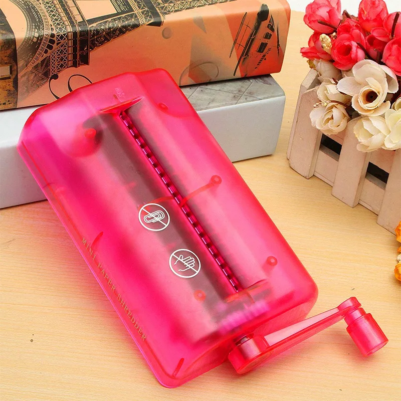 Mini Hand Shredder Portable Paper A6 Manual Documents Cutting Tool Home Office Desktop Stationery | Компьютеры и офис