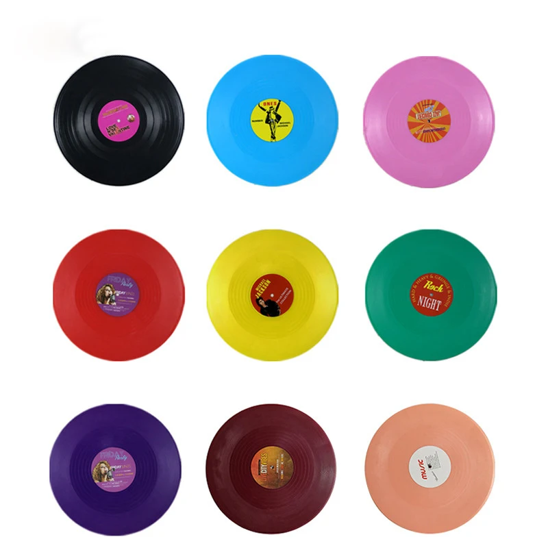 

9 color Round Vintage Vinyl Record Model Bar Coffee Livingroom Wall Pendant Mural Home Wood Print Star Celebrity Painting