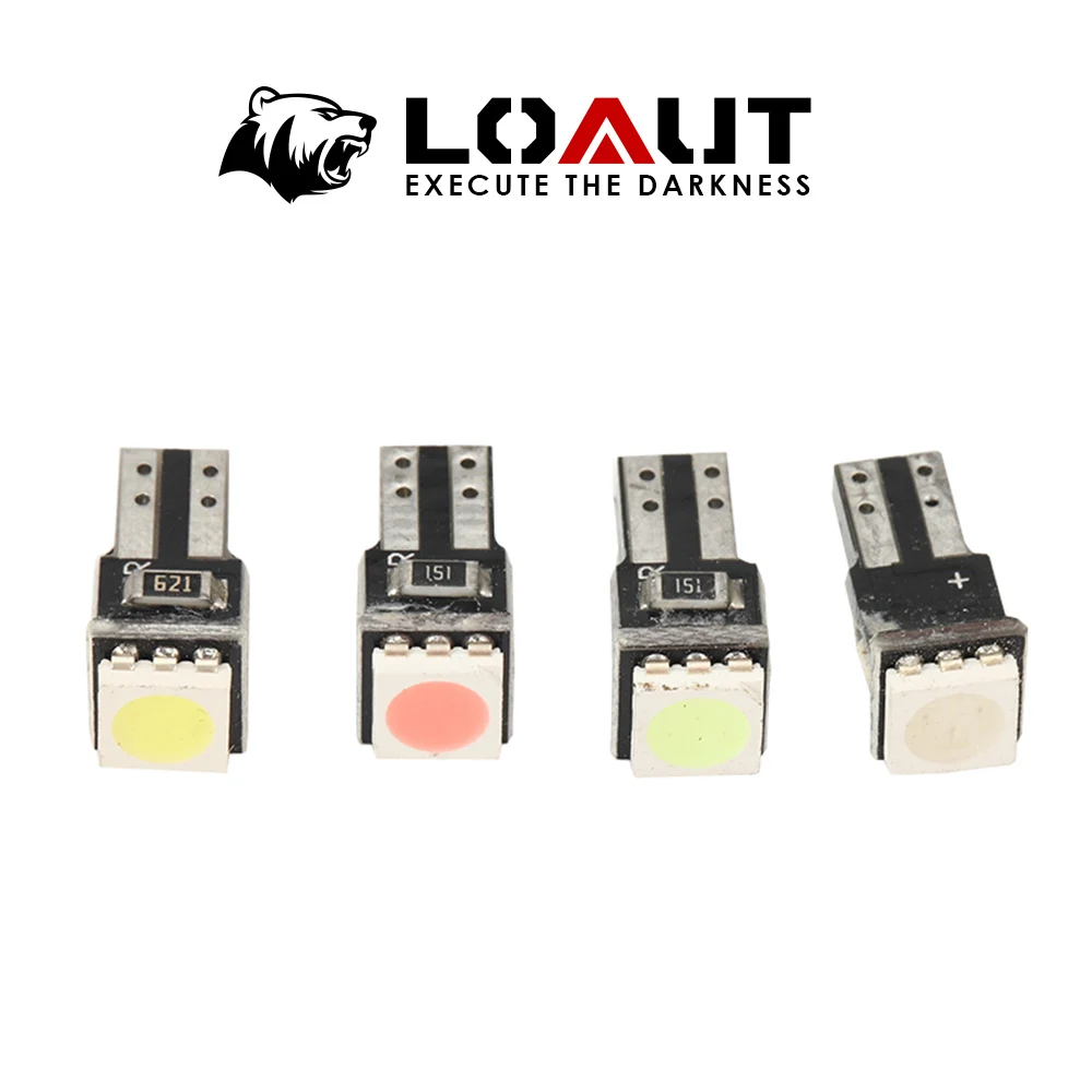 10 шт. светильник s T5 CANBUS 5050 1 SMD для приборной панели автомобиля предупреждающий