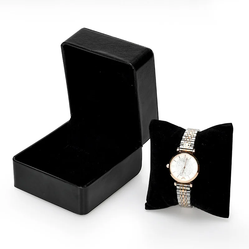 Necklace bracelet storage box watch box PU leather spot clamshell gift box leather box jewelry box watch box