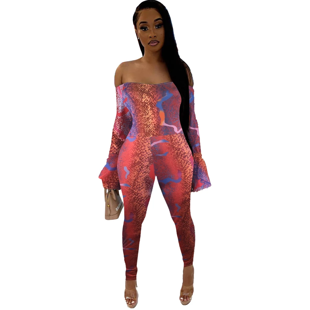 

ChocoMist Jumpsuits Trendy Print One-piece Jumpsuit LTK878019
